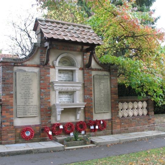 War Memorial in Front of John O'Gaddesden's House