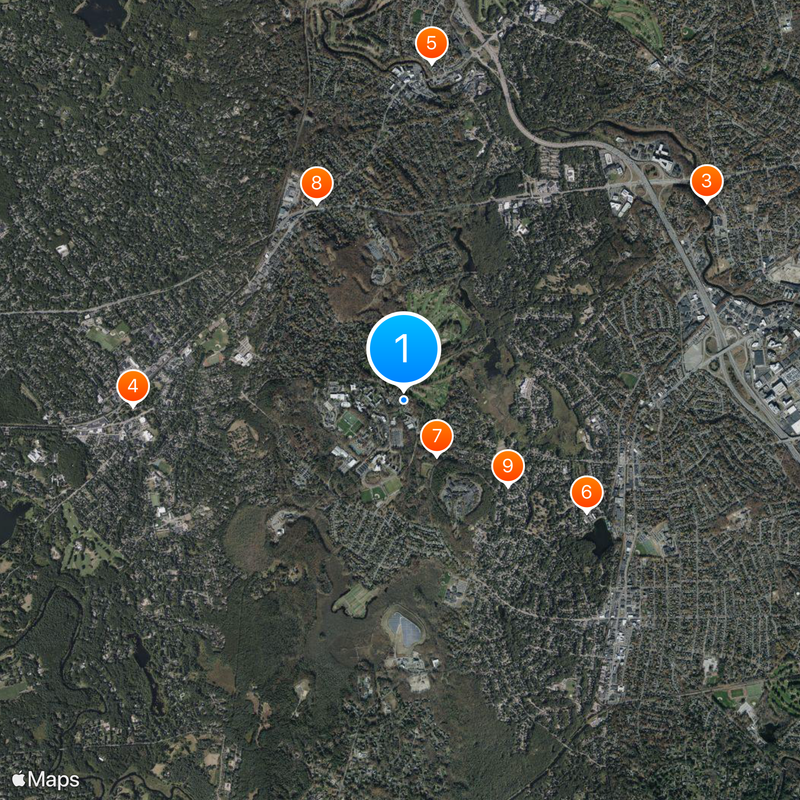 Babson College Map