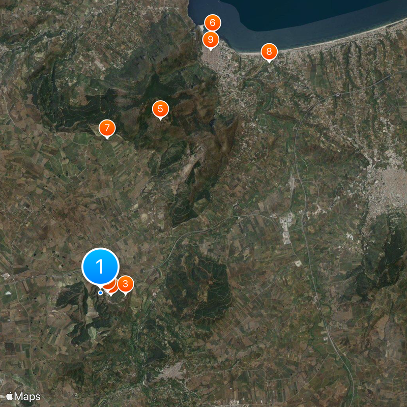 Doric temple of Segesta Map