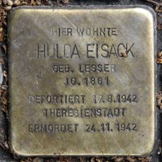 Stolperstein en memoria de Hulda Eisack