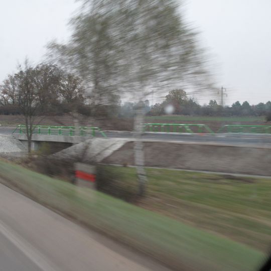 Most silnice I/4 přes cestu Radobytce - Obora u Radobytec