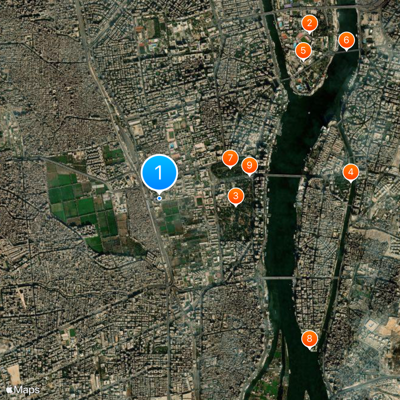 Faculty of Dar Al-Uloom, Cairo University Map