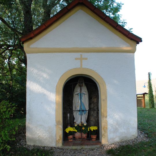 Gedächtnis- und Wegkapelle am ehemaligen Standort der Pfarrkirche