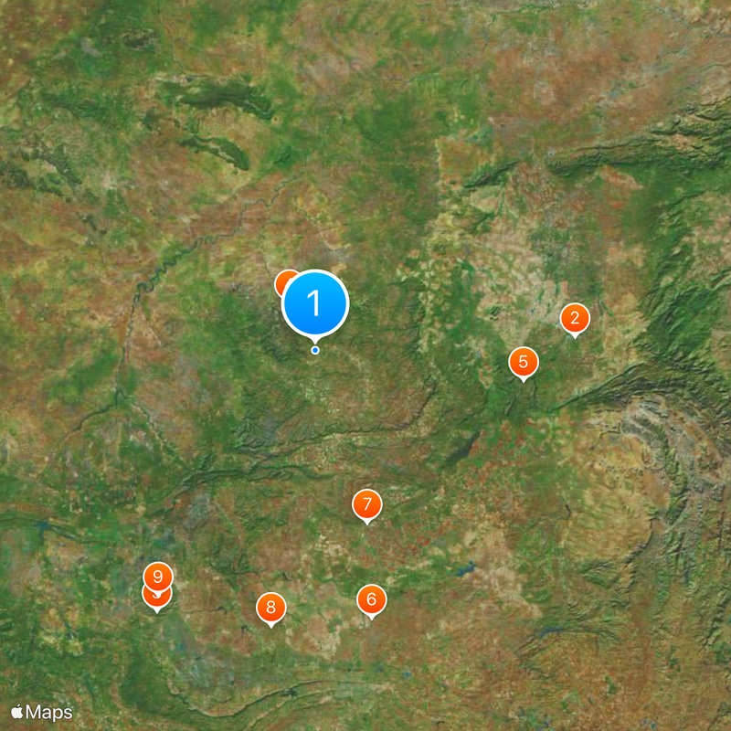 Bushveld Map