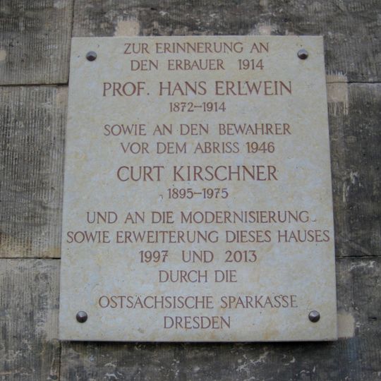 Gedenktafel Erlwein und Kirschner