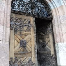 Door in the Cesvaine Manor