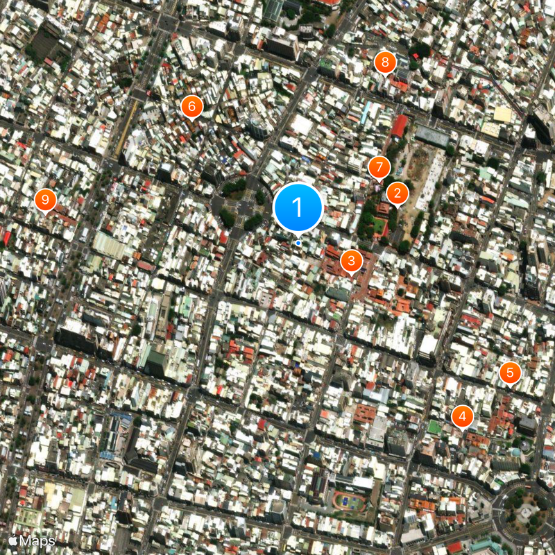 Grand Matsu Temple Mapa