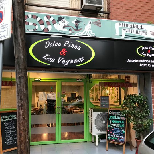 Dolce pizza y los veganos