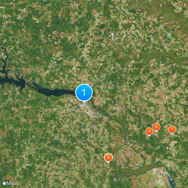 Roanoke Rapids Map
