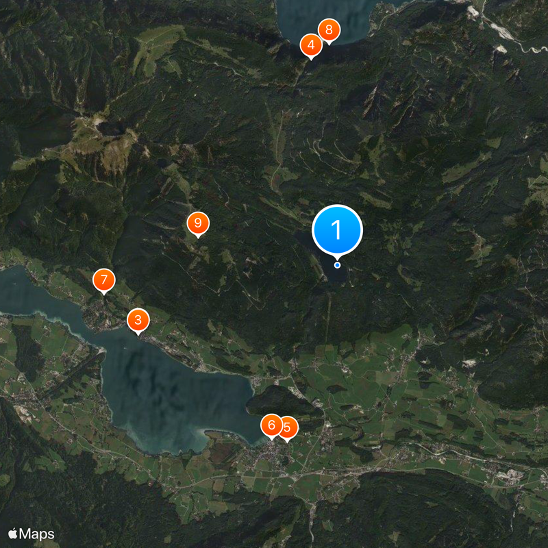 Salzkammergut Map