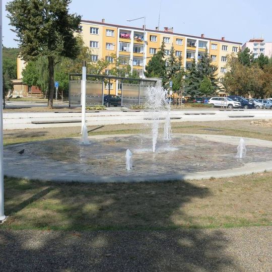 Kašna na Studentském náměstí v Kadani