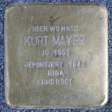 Stolperstein à la mémoire de Kurt Mayer