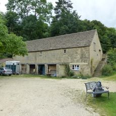 Open-fronted store west of the stables, Moor Wood