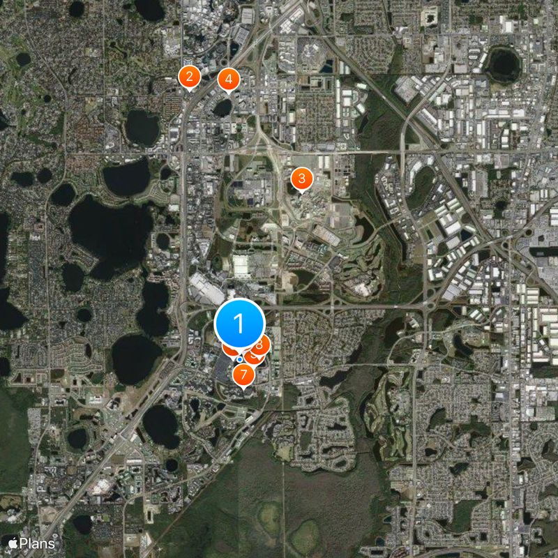 SeaWorld Orlando Mapa