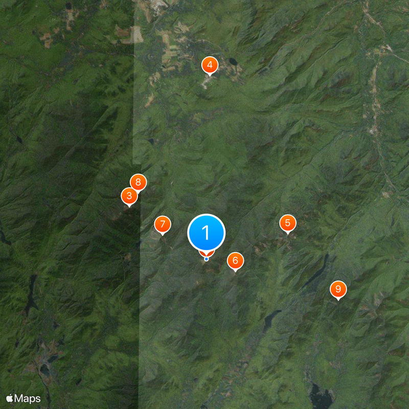 Adirondack Mountains Map