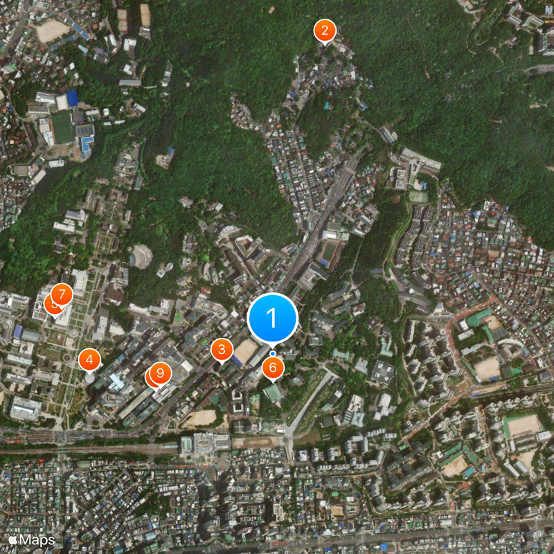 Ewha Womans University Map