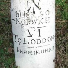 Milestone, 5yds W of The Gul PH opp. rd to Framingham Earl