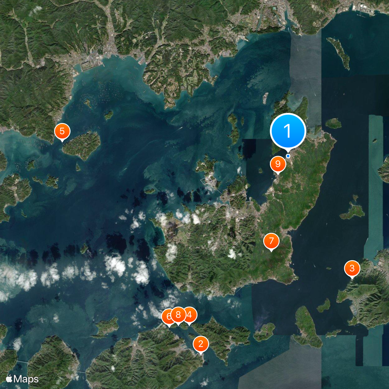 Ōsakikamijima Mappa