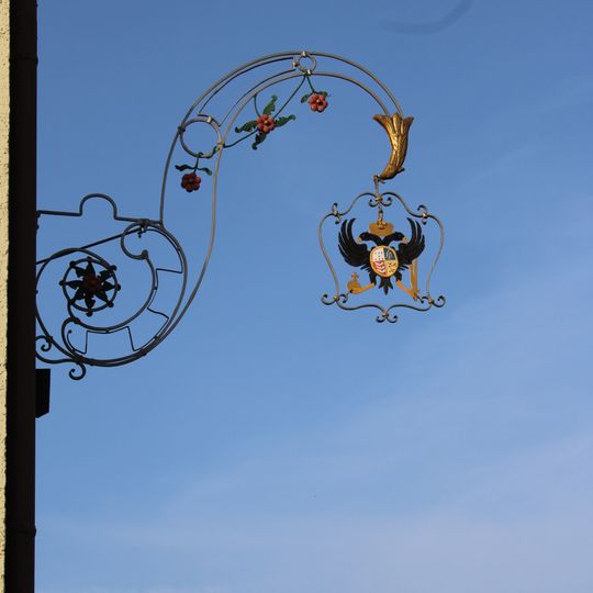 Wirtshausschild mit Ausleger