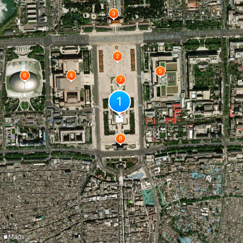 Mausoleum of Mao Zedong Kaart