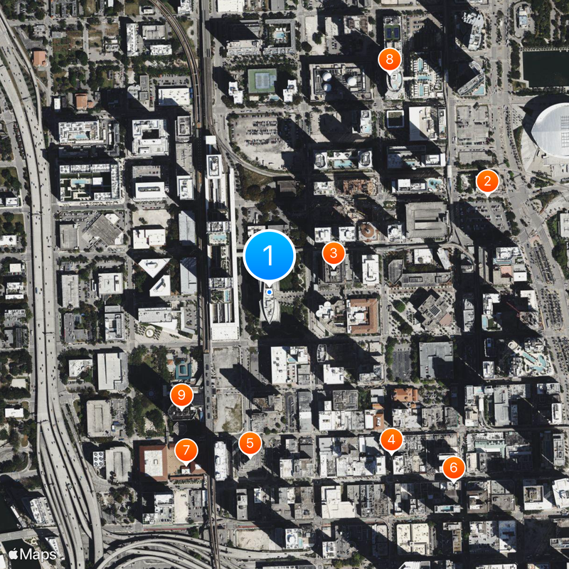 United States District Court for the Southern District of Florida Map