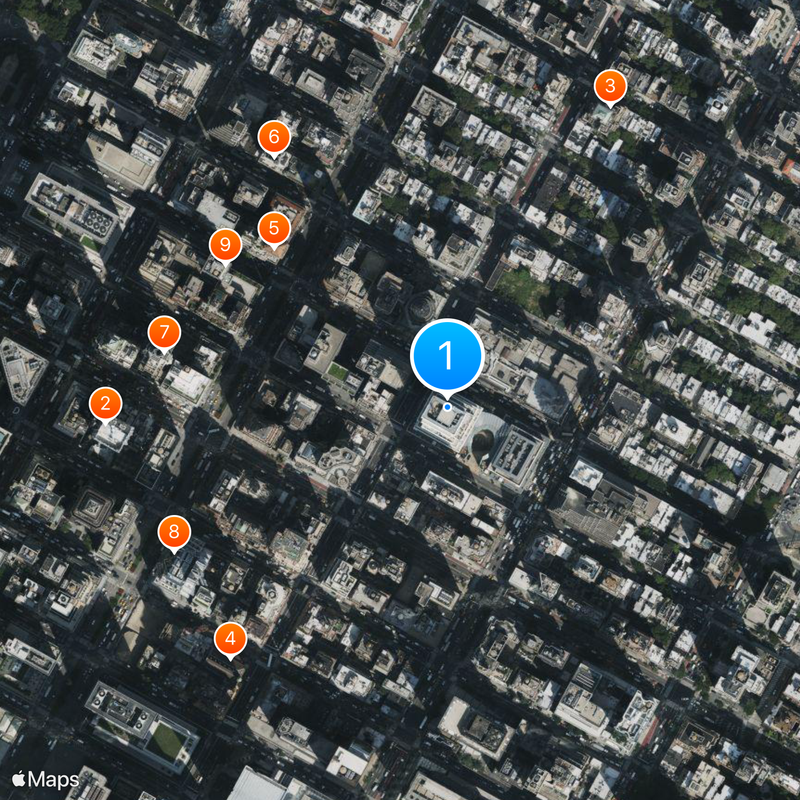 731 Lexington Avenue Map