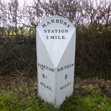 Milestone At National Grid Reference Sp 3928 5935
