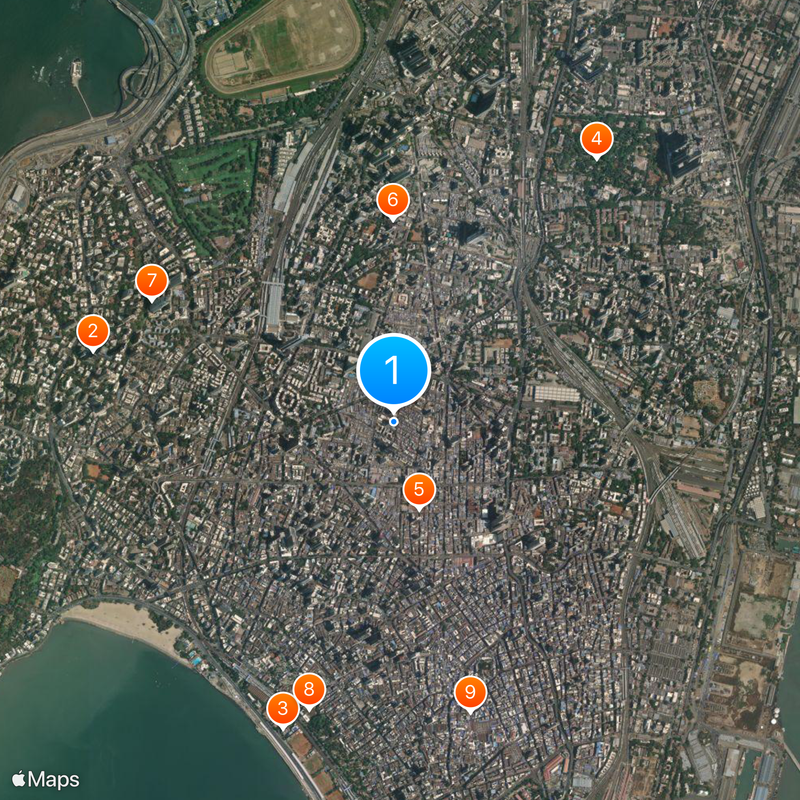 Divisione del Konkan Mappa