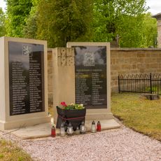 Pomník padlým v 1.světové válce u hřbitova v Sobotce