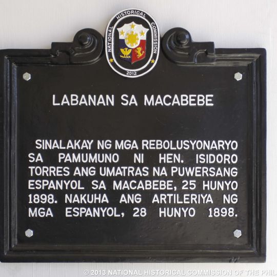 Battle of Macabebe historical marker