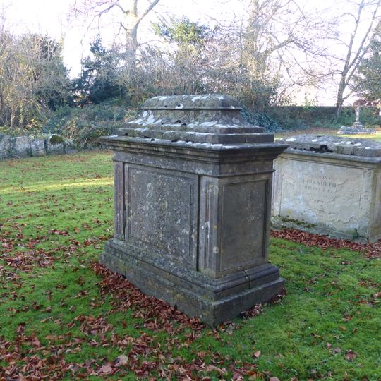 Group of 2 monuments in the churchyard approximately 8 metres south west of porch to Church of St John the Baptist