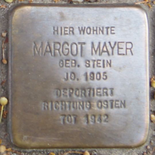Stolperstein for Margot Mayer