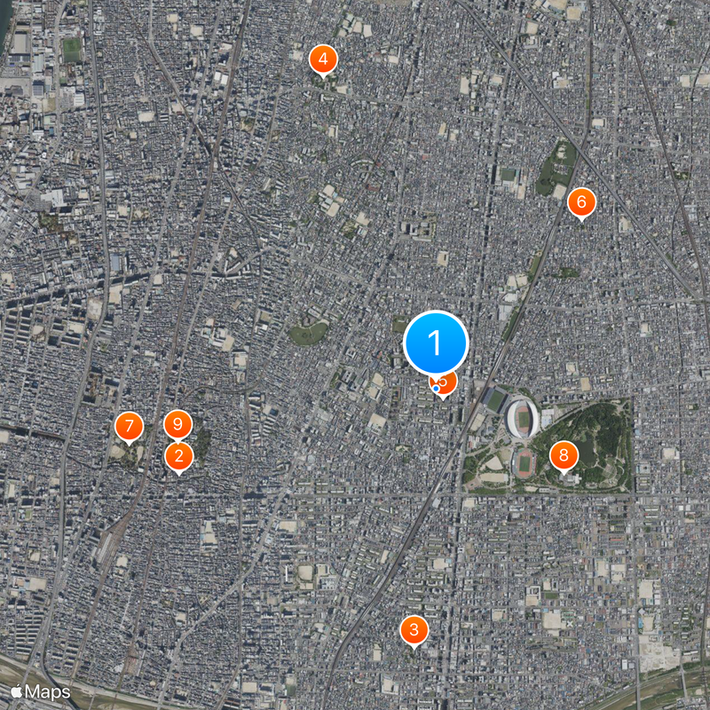 大阪學藝高等學校 Map