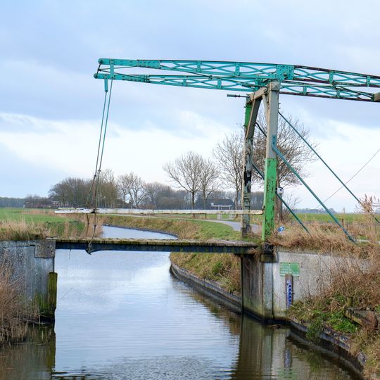 Ophaalbrug over de Usquerdermaar