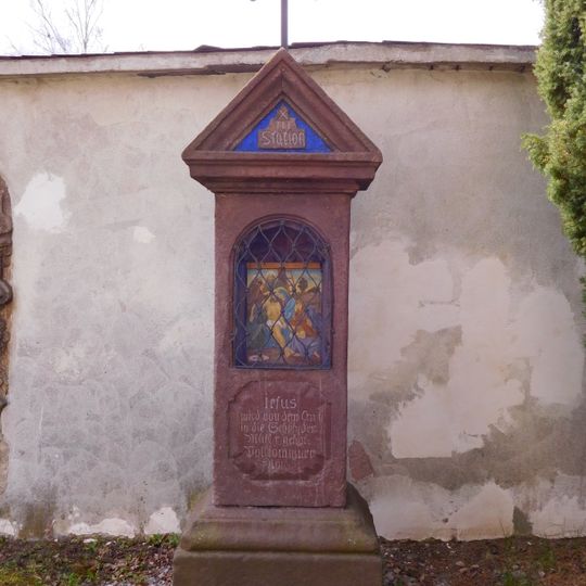 13th station of the cross in Hostinné