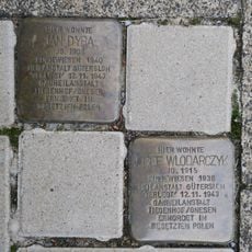 Stolperstein en memoria de Jan Dyba
