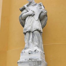 Socha svatého Jana Nepomuckého u kaple v Pohořanech