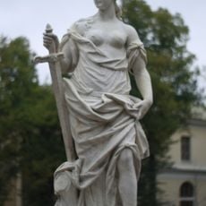 Allegory of Justice statue in Pavlovsk Park