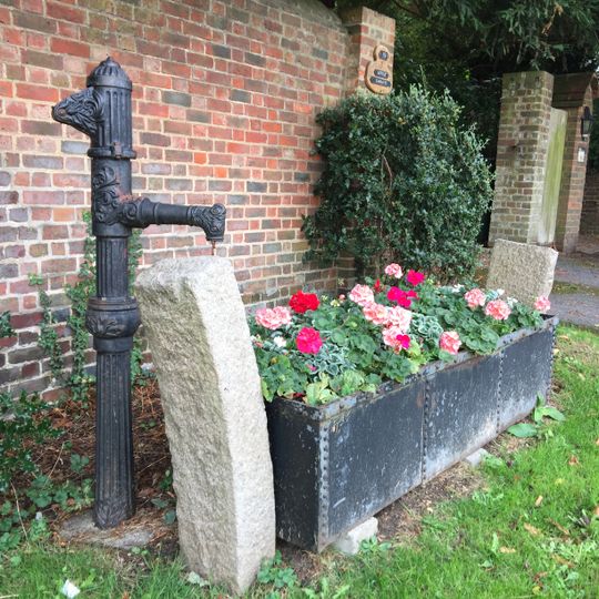 Horse Trough With Pump At Entrance To No 19