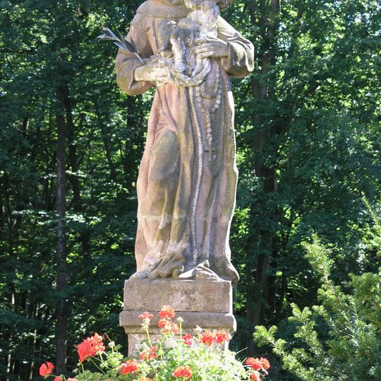 Socha svatého Antonína Paduánského na Valdštejně