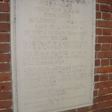 Old Catton WWII Memorial Tablet
