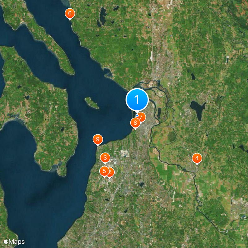 Naval Station Everett Map
