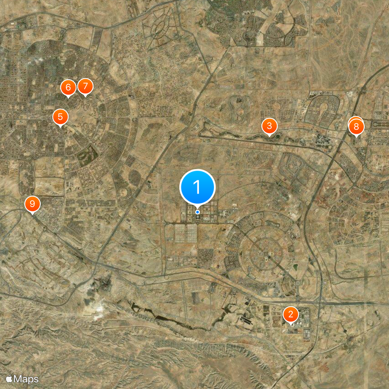 Egyptian Military Academy Map