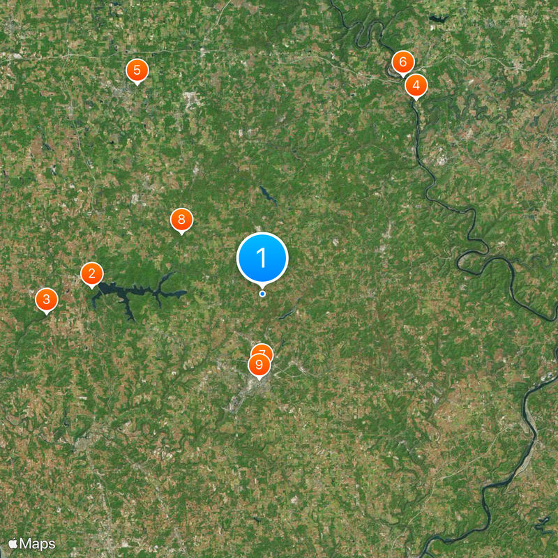 Rust Belt Harita