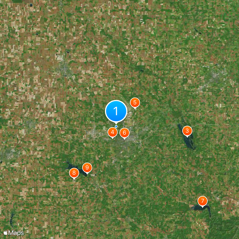 Contea di Richland Mappa