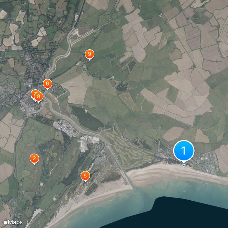 Camber Sands Map