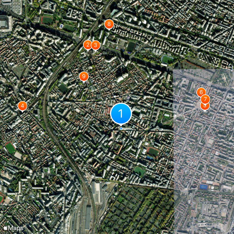 The National Institute of Statistics and Economic Studies Map