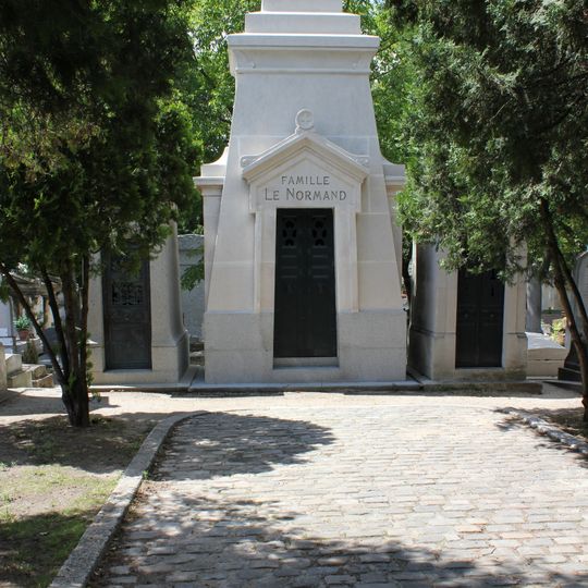 Grave of Le Normand's family