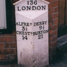 Milepost Adjacent To Number 8