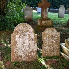 Pair Of Headstones 4 Metres North West Of The Tower Of The Church Of St Clement